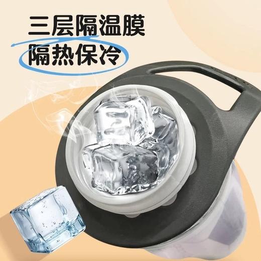 美国进口O2COOL喷雾水杯儿童学生喷水杯子成人户外运动健身保冷降温挤压软水壶 商品图2
