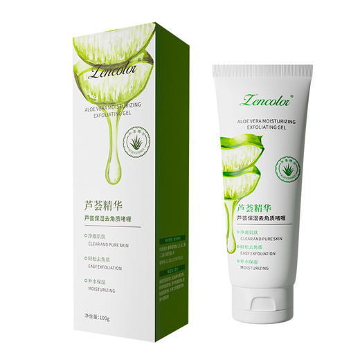 【速抢！第二支0元】温润去角质  芦荟保湿去角质啫喱 深层清洁面部去死皮脸部身体磨砂膏 搓泥宝 商品图5