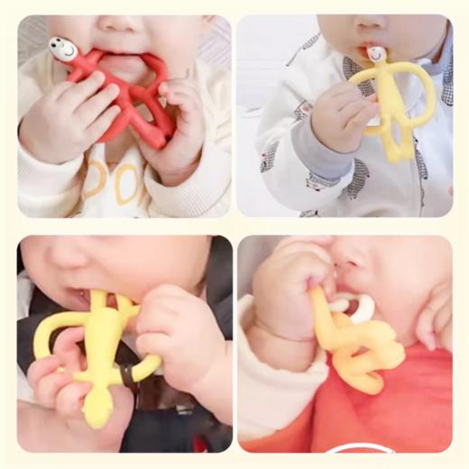 英国Matchstick Monkey火柴猴牙胶婴儿磨牙棒安抚咬咬乐 无尾款3月-3岁 (拆封不支持7天无理由，介意慎拍) 商品图8