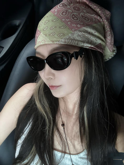 香奈儿  新款猫眼形太阳眼镜 尺寸:54-18-140 商品图3