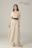 荡领收腰垂感套装裙 商品缩略图1