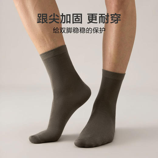 MM 山姆 Member's Mark 轻薄可机洗美利奴羊毛男袜 4双装 商品图8