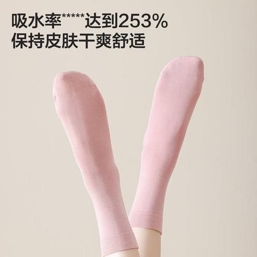 MM 山姆 Member's Mark 长绒棉女士中筒袜 时尚色 商品图7