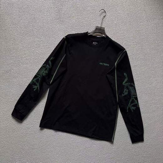 【lb1】情侣复古休闲圆领印花宽松长袖T恤 ！！ 商品图1