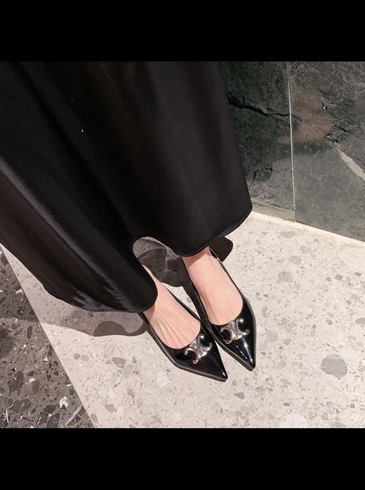 赛琳 尖头后系带平跟鞋凉鞋 商品图9