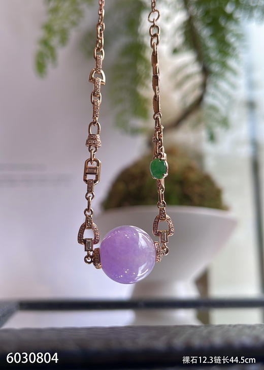 6030804，紫罗兰珠子耳坠。具体价格微信咨询 商品图1