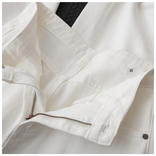 直发【68905】100%棉 气质窄版高腰直筒牛仔裤 商品图5