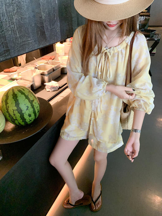 <曾小咸推荐>4.7现货秒杀 ！微信超特价！度假风印花短裤 日常119.99 立减70 秒杀49.99！！ 商品图7