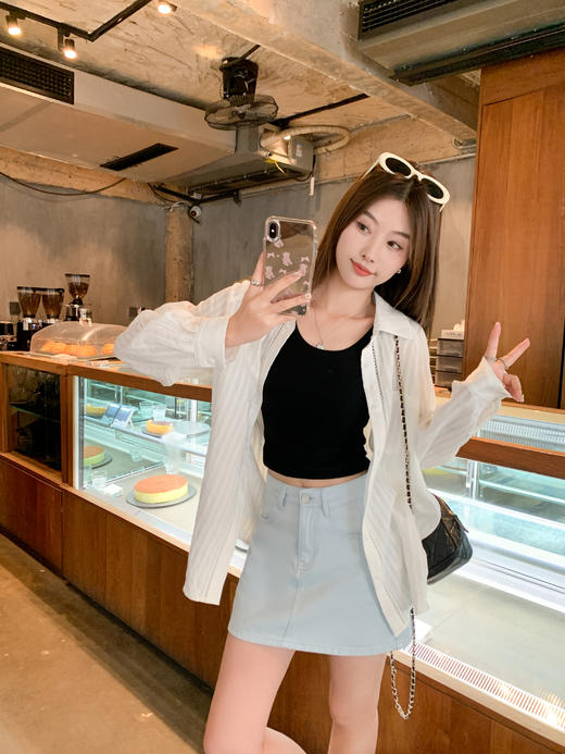 <曾小咸推荐>4.7现货秒杀 ！微信超特价！a字牛仔半身裙 日常169.99 立减90 秒杀79.99！！ 商品图7