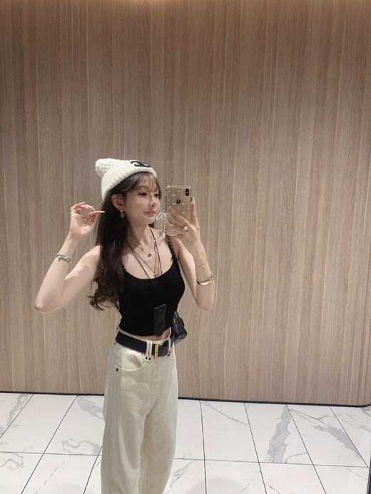 金蘑菇菇 可爱速配 / 陪我度过春夏 自带bra 法式小吊带 商品图1