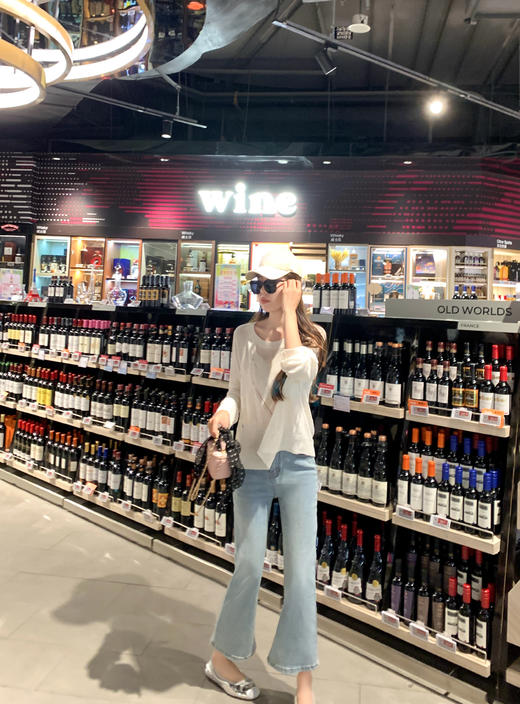 <曾小咸推荐>4.7现货秒杀 ！微信超特价！慵懒风长袖针织罩T恤 日常119.99 立减60 秒杀59.99！！ 商品图8