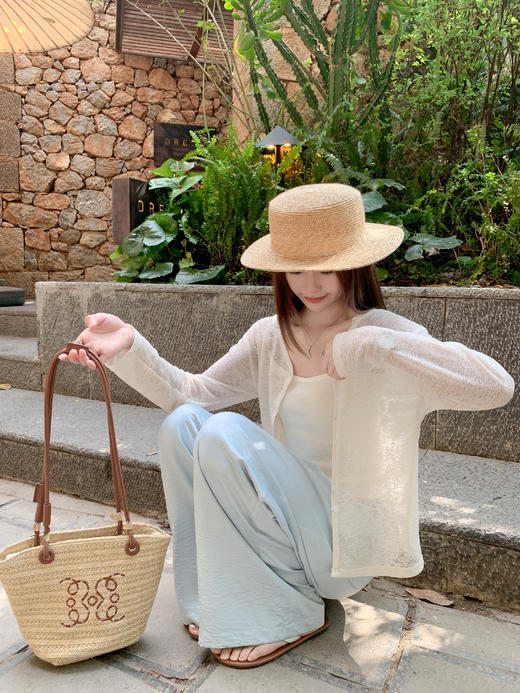 <曾小咸推荐>4.7现货秒杀 ！微信超特价！2色阔腿垂坠感休闲裤 日常159.99 立减90 秒杀69.99！！ 条纹短袖 秒杀59.99！！ 商品图6