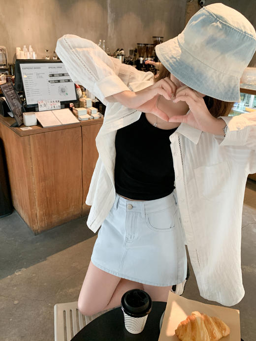 <曾小咸推荐>4.7现货秒杀 ！微信超特价！a字牛仔半身裙 日常169.99 立减90 秒杀79.99！！ 商品图8