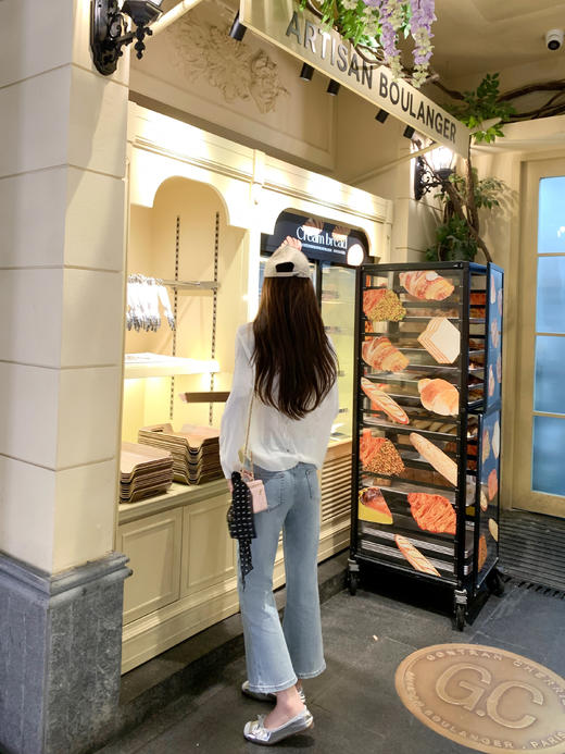 <曾小咸推荐>4.7现货秒杀 ！微信超特价！慵懒风长袖针织罩T恤 日常119.99 立减60 秒杀59.99！！ 商品图6