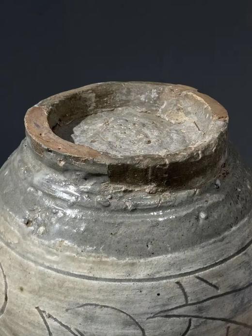 白釉刻划花卉玉壶春瓶，顺丰包邮 商品图5