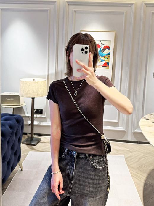 ❗️南油高定❗️撑场面的短袖❗️【row风天丝棉短袖T恤】上身效果真香❗️ 😊这是我今年穿过巨显瘦的T恤了🤪往往越简单的衣服上身越有高级感！ 商品图1