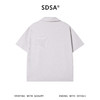 SDSA男装2026新款轻奢潮牌倒三角装饰翻领短袖T恤百搭时尚上衣 商品缩略图4