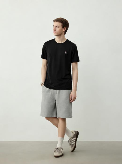 💧黑科技凉感面料，【NECHEER柏奥玛桑蚕丝圆领短袖T恤1319】NECHEER专柜同品质！ 含真实桑蚕丝，上身瞬间凉飕飕❄️ 版型微弹显瘦，塞进西裤里都不鼓包！ 商品图7