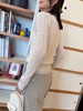 缪缪 最新款 米白色长袖针织开衫 商品缩略图6