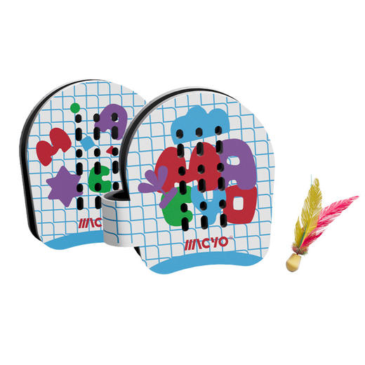 【赠便携收纳袋】MACYO/麦克羊掌上羽毛球毽拍 儿童轻量化球拍 亲子运动感统训练器材 不限人数 趣玩好上手 商品图4