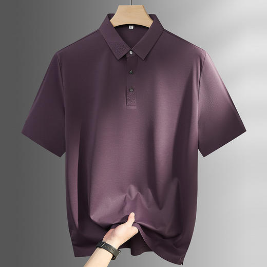 【DPF】大依优型大码男装夏季冰丝短袖POLO衫速干商务休闲透气上衣T恤 商品图3