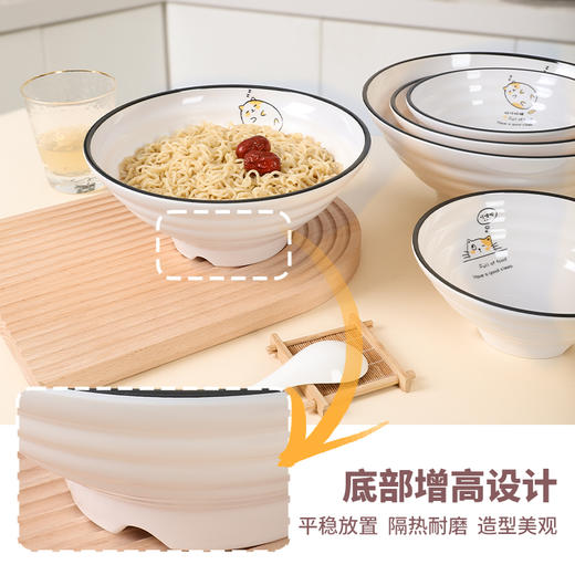 好媳妇密胺家用加厚拉面碗麻辣烫大碗面碗汤粉碗仿瓷面馆专用商用 商品图2