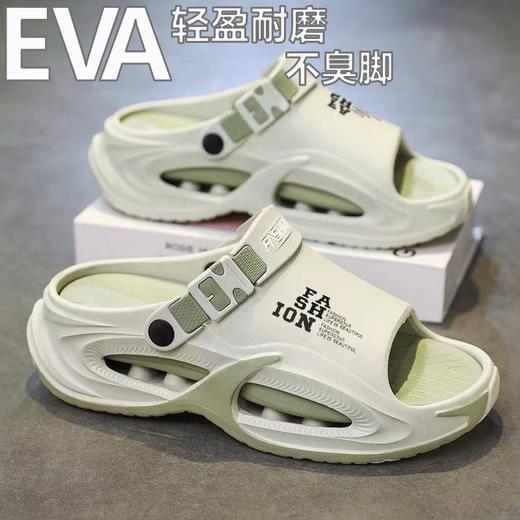 【舒适内里❗柔软弹性】高品质男款凉鞋拖鞋一体两穿夏男士外出耐穿开车厚底防滑防水男鞋。ri 商品图2