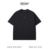 SDSA男装2026新款高贵轻奢简约美式胸前印花字母圆领短袖T恤百搭 商品缩略图0