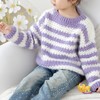 苏苏姐家简约亲子条纹毛衣梦羽版纯色手工diy编织钩针材料包 商品缩略图2