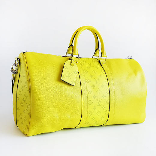 【95新】LV路易威登荧光绿Keepall 50旅行袋手提单肩包中性款250326TJ10 商品图2
