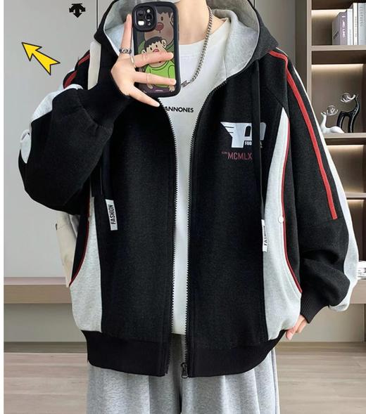 F040756新品连帽户外情侣款夹克防风防泼水户外登山服轻薄透气外套 商品图4