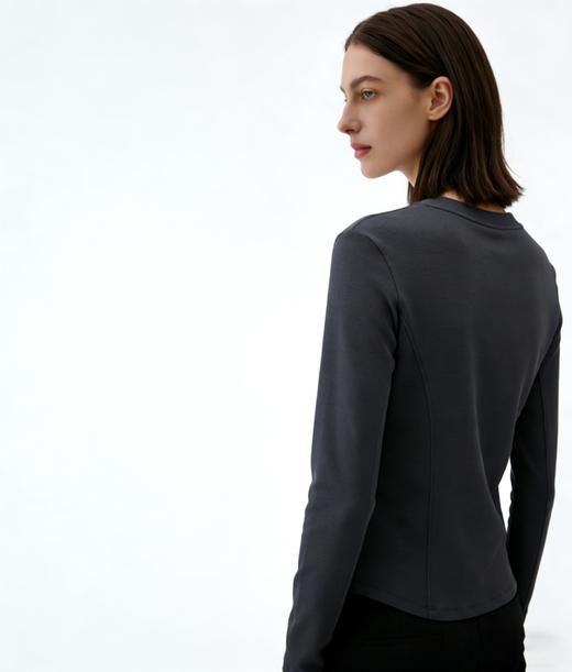 「lulu同款」兰精莫代尔A类7A抗菌凉感长袖T恤 可单穿可打底 赠送运费险‼️yz45717 商品图2