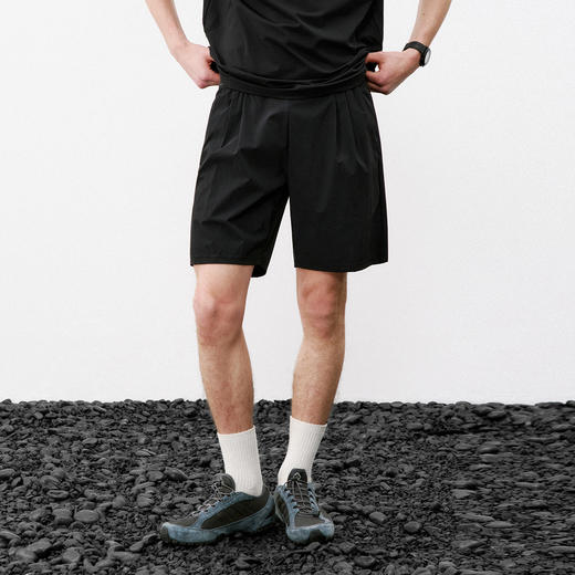 714street夏季凉感防晒运动短裤轻薄速干弹力宽松休闲裤男女同款 商品图3