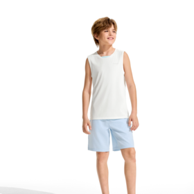 moodytiger男童轻薄背心无袖休闲运动透气夏季速干62111101