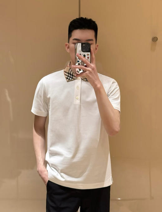 贸易公司订单剩余！最新款Bur男士格纹Polo衫～（售后时间：签收3天内，不合适及时申请） 商品图6