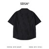 SDSA男装2026新款高贵轻奢新中式磨毛提花立领短袖衬衫百搭时尚 商品缩略图4