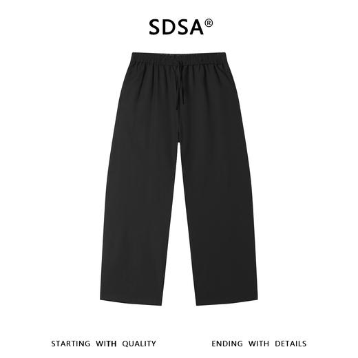 SDSA男装2026新款高贵轻奢显瘦时尚抽绳松紧休闲裤百搭舒适休闲 商品图0