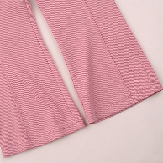 棉果果夏季新品女童抽条螺纹针织九分裤M222208426306 商品图2