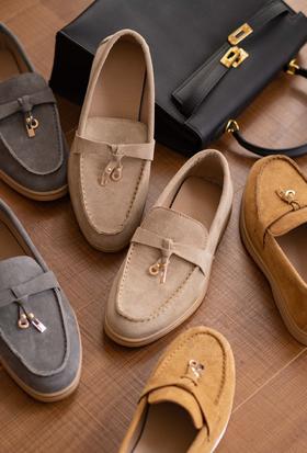 一眼沦陷的老钱风乐福鞋   ✅防滑鞋底+精裁设计！不卡脚不掉跟   ✅适合各种场合，通勤出游都超好穿~