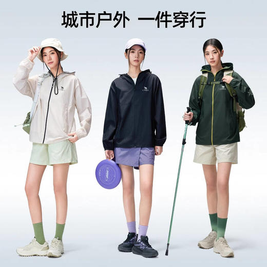 骆驼（CAMEL）中性款梭织标准长防晒衣A36BATG028 商品图8