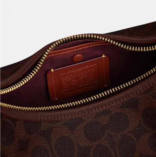 COACH蔻驰奥莱女包 juliet25朱丽叶腋下包老花链条包手提单肩斜挎包 商品图2