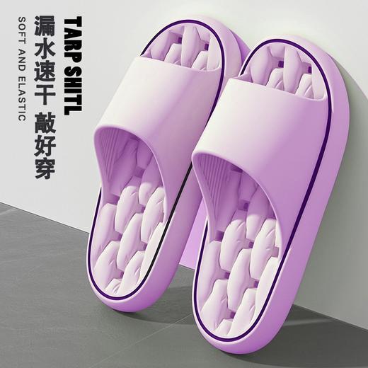 【小来】福利款！漏水速干防滑家用拖鞋，轻弹轻便舒适，柔软厚底安全鞋边，多色可选 商品图8