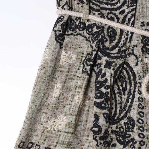 SDSA男装2026新款高贵轻奢简约复古满印花卉抽绳休闲裤百搭休闲 商品图2