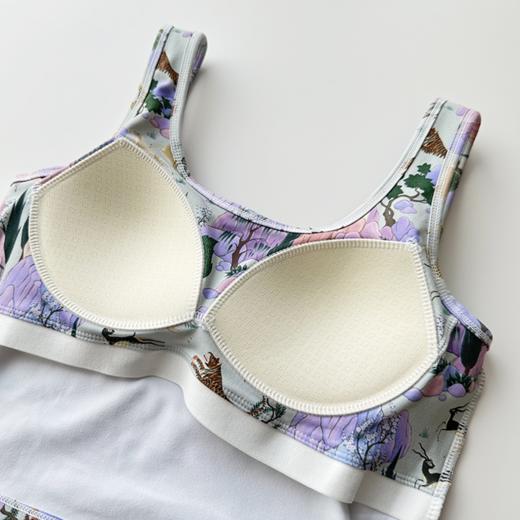 壁虎瑜伽【花间语】2604TZ520梦幻修腰印花两件套-偏小【5天发货】（一体式胸垫） 商品图4