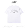 SDSA男装2026新款高贵轻奢极简风美式撞色刺绣字母圆领短袖T恤潮 商品缩略图4