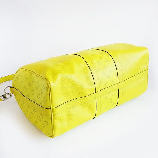 【95新】LV路易威登荧光绿Keepall 50旅行袋手提单肩包中性款250326TJ10 商品图6