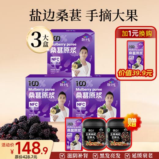 爆款-桑葚原浆 20袋/盒 商品图0