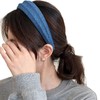 雀说小清新风韩系布艺简约宽边发箍女款新款高颅顶时尚头箍发饰ALW 商品缩略图4