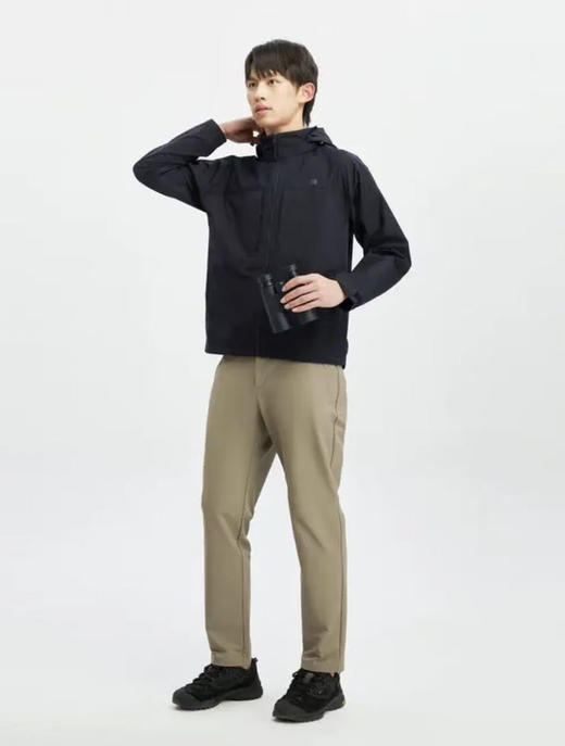 47-11 韩国尾单 两棵树 男士撞色软壳外套 春夏冲锋衣 轻柔轻薄 抗风挡雨 可拆卸连帽 商品图2