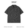 SDSA男装2026新款高贵轻奢老钱风商务肌理感纽扣翻领短袖T恤百搭 商品缩略图0